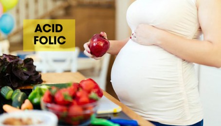 Cách bổ sung Acid Folic và Vitamin tổng hợp cho bà bầu