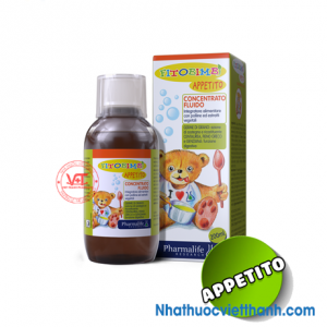 Fitobimbi Appetito - Siro giúp trẻ ăn khỏe, hấp thu tốt