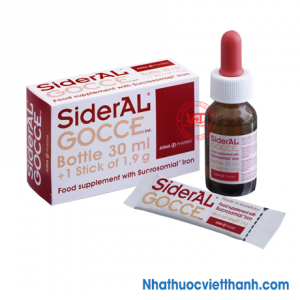 SiderAl - Bổ sung sắt cho trẻ từ 0-3 tuổi