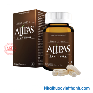 Sâm Alipas Platinum viên tăng cường sức khỏe sinh lý cho nam giới (30 viên/lọ)