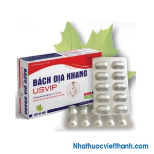 Bách Địa Khang USVIP (Xuyên tâm liên) - Hỗ trợ giảm ho, đau đầu, sổ mũi do cảm lạnh