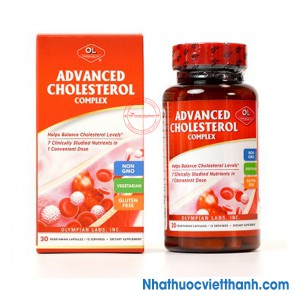 ADVANCED CHOLESTEROL COMPLEX - HỖ TRỢ CÂN BẰNG CHOLESTEROL, GIẢM MỠ MÁU