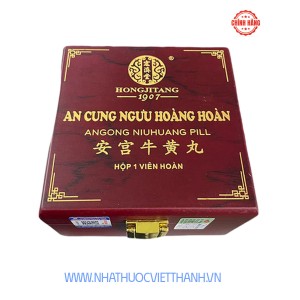 Thuốc An Cung Ngưu Hoàng Hoàn thanh nhiệt, giải độc, trấn kinh, khai khiếu (1 viên)
