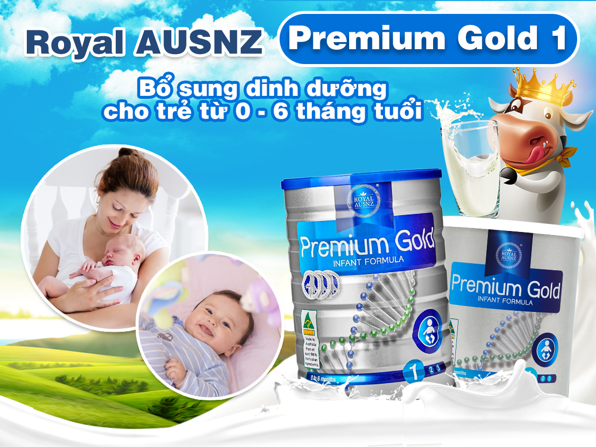 Sữa Hoàng Gia Úc Royal Ausnz Premium Gold 1
