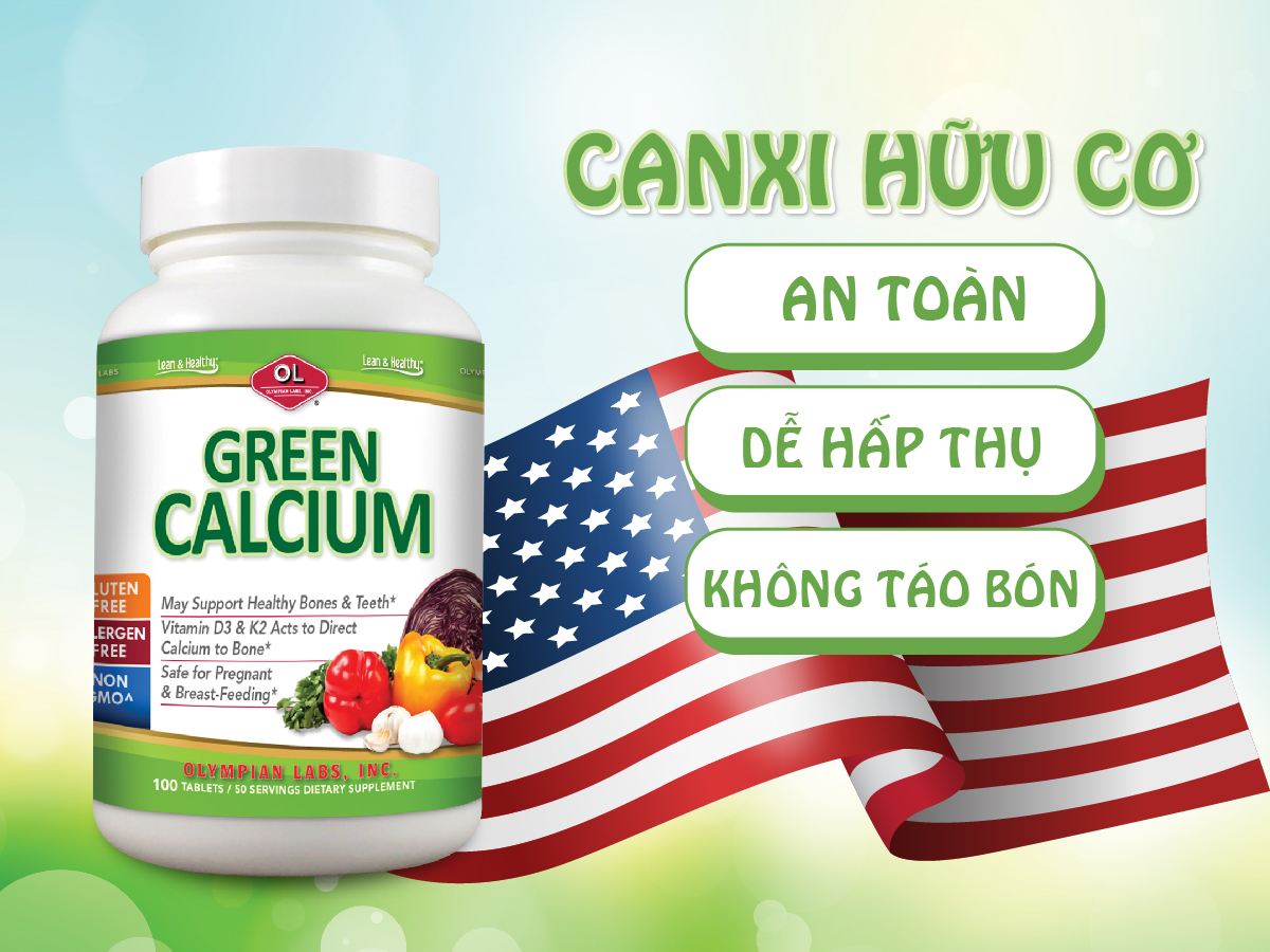 Green canxi huu co cho ba bau